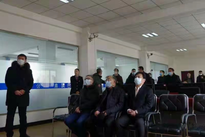 元月28日，省交通運(yùn)輸廳副廳長王晉、副市長李君，節(jié)前調(diào)研公司春運(yùn)工作和疫情防控情況。